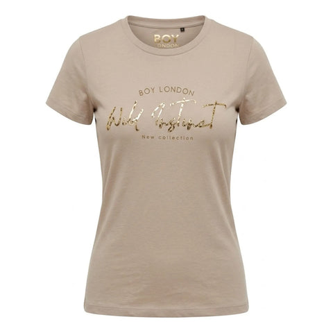 Playera Boy London Mujer Nude Wild Instinct Dorado