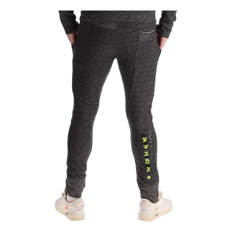 Pants Cómodo Gris Hombre Con Bolsillos Sport Boy London