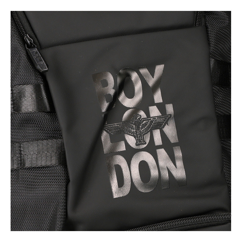 Backpack Mochila Negra Reforzada Urbana Escolar Boy London