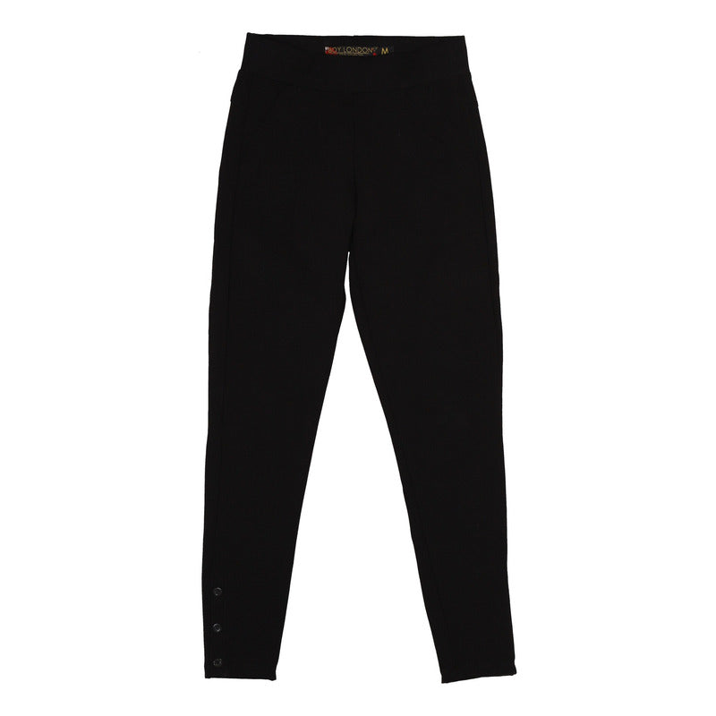 Leggins Mallon Casual Negro Para Mujer Dama Boy London