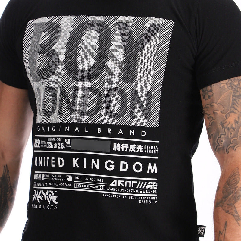 Playera Texturizada Para Hombre Original Brand Boy London