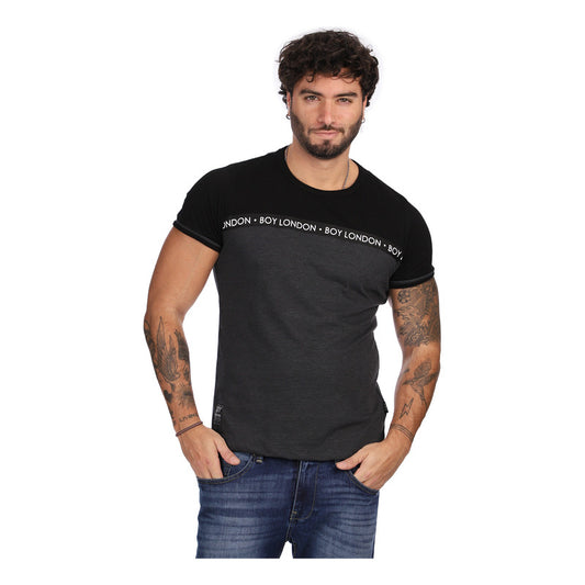 Playera Hombre Gris Estampado Original Brand Boy London