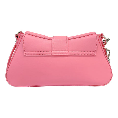 Mini Bolsa Rosa Bandolera Crossbody De Mano Boy London Rosa Liso Metalicos