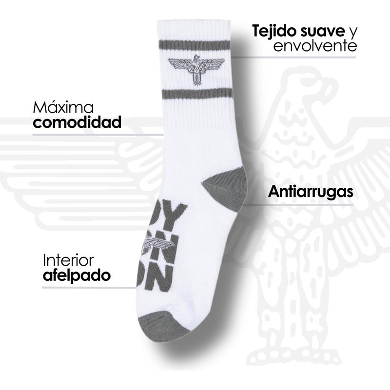 Calcetas Deportivas Largas Transpirable Original Boy London