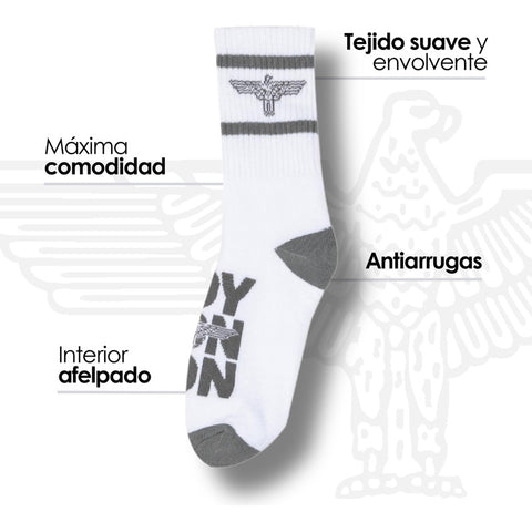 Calcetas Deportivas Largas Transpirable Original Boy London