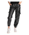Pantalón Jogger Negro Vinipiel Cadenas Bolsillos Boy London