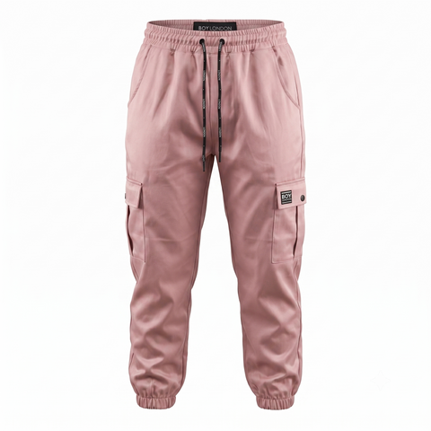 Pantalón Jogger Rosa De Vinipiel Casual Juvenil Boy London