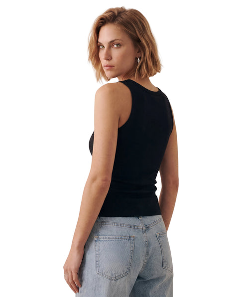 Blusa Tirantes Boy London Mujer Negra