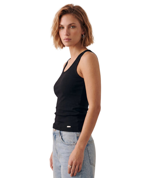 Blusa Tirantes Boy London Mujer Negra
