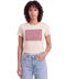 Playera Boy London Mujer Crema We Stand Together Rosa Palo