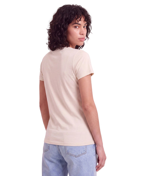 Playera Boy London Mujer Crema We Stand Together Rosa Palo