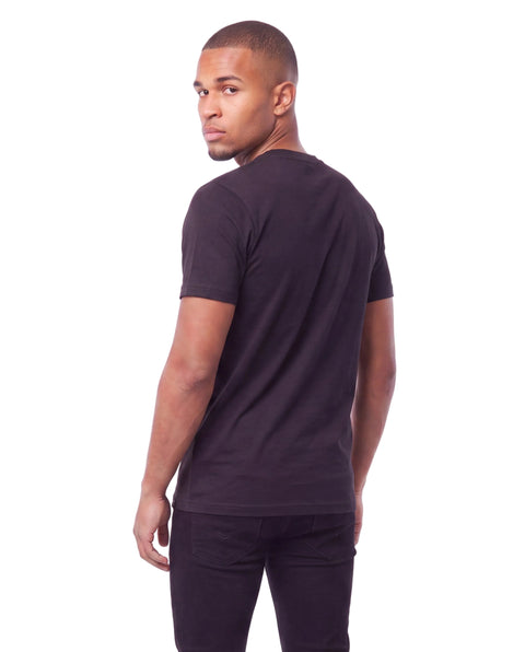 Playera Negra De Manga Corta Hombre Estampado Oro Boy London