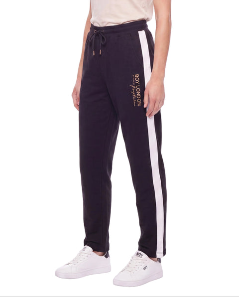Pants deportivo Negro de Mujer Boy London Franja Lateral