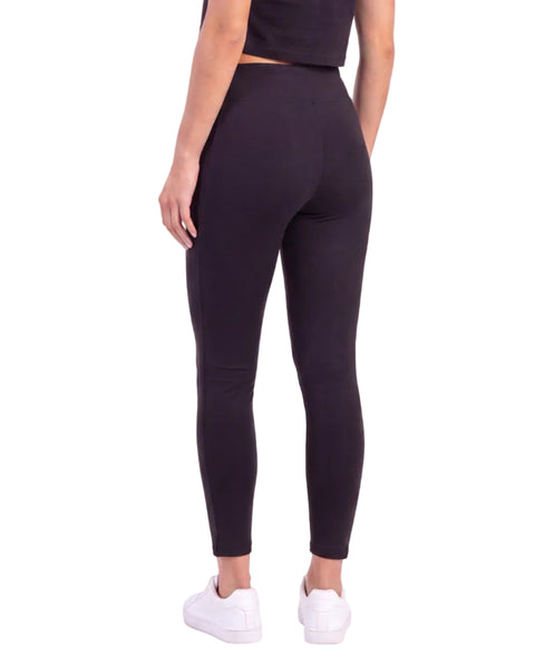 Leggins Boy London Mujer Negros Placa Dorada Placa