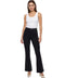 leggins Flare Boy London Mujer Negro Cinturón Cintura Alta