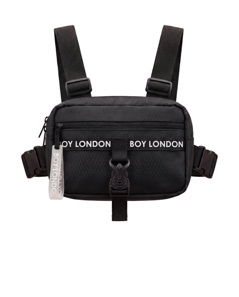 Pechera Urbana BOY LONDON Negra Bolso de Pecho Táctico