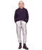 Jogger Cargo Boy London Mujer Plateado Metálico