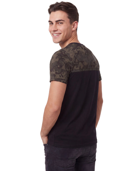 Playera Militar Hombre Estampado Limited Edition Boy London