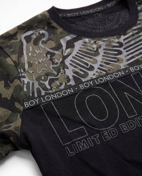 Playera Militar Hombre Estampado Limited Edition Boy London