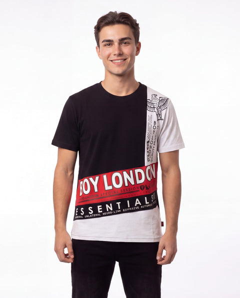 Playera Hombre Boy London Essentials Tricolor