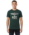 Playera Verde Manga Corta De Águila Con Letras Blancas Boy London