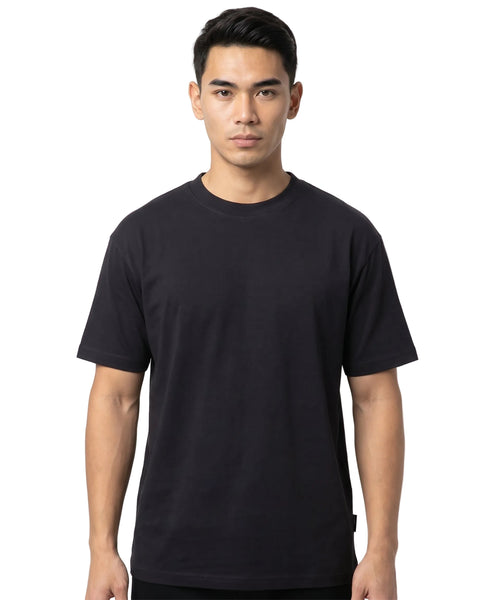 Playera Oversize De Hombre Boy London Águilas Relieve Tonal Negra