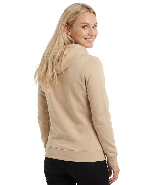 Sudadera Boy London Foil Dorado Bloque Relieve Beige Mujer
