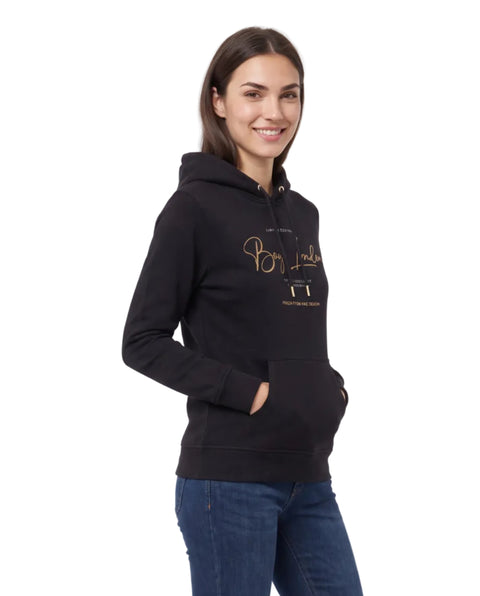 Sudadera Negro Boy London de Mujer Firma Dorada Limited Edition