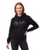 Sudadera Negro de mujer Boy London Pedrería Dorada