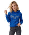 Sudadera Boy London Mujer Azul Rey Dorado Limited