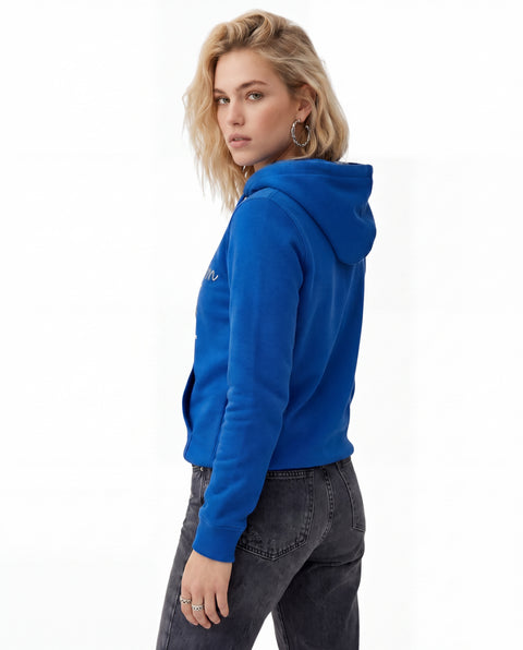 Sudadera Boy London Mujer Azul Rey Dorado Limited