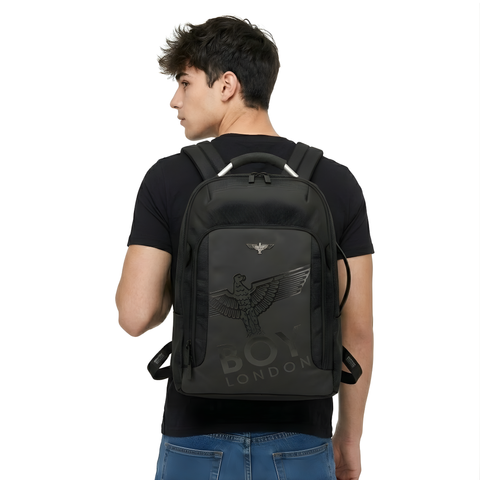 Mochila Boy London Negra Águila Gran Escala Stealth