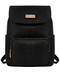 Mochila Boy London Mujer Negra Placa Rose Gold Solapa