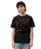 Playera Boy London Negra Terciopelo Estilo Grafiti