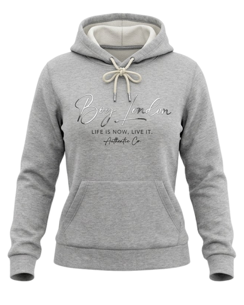 Sudadera de mujer Gris Boy London | Life Is Now Live It