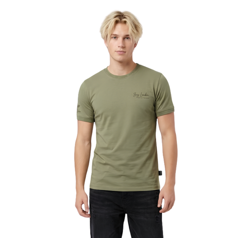 Playera Verde Claro Hombre Cuello Redondo Boy London Verde Claro Chica
