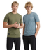 2 Pack Set Playera Hombre Cuello Redondo Boy London Verde Olivo Azul Claro
