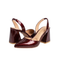 Zapatos Slingback Negro de dama Boy London Tacón Grueso Shoes (Copia)