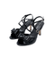 Zapatillas Tacones De Dama Elegantes Boy London Shoes Negro de Charol (Copia)