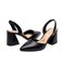 Zapatos Slingback Negro de dama Boy London Tacón Grueso Shoes