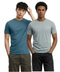 2 Pack Set Playera Verde Hombre Cuello Redondo Boy London Azul