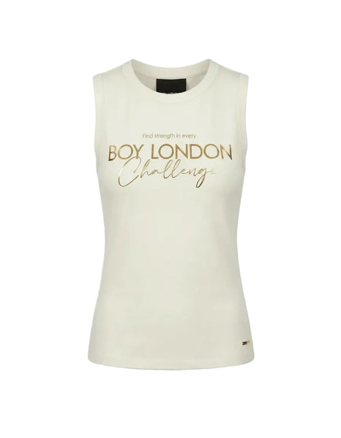 Playera Sin Mangas Hueso Mujer Boy London Challenge