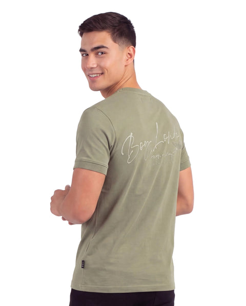 Playera Verde Claro Hombre Cuello Redondo Boy London Verde Claro Chica