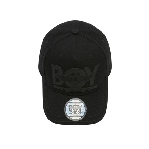 Gorra Ajustable Logo Engomado Bordado Letras Boy London Negro Único Liso