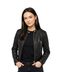 Chamarra Vinipiel Casual Biker De Dama Boy London