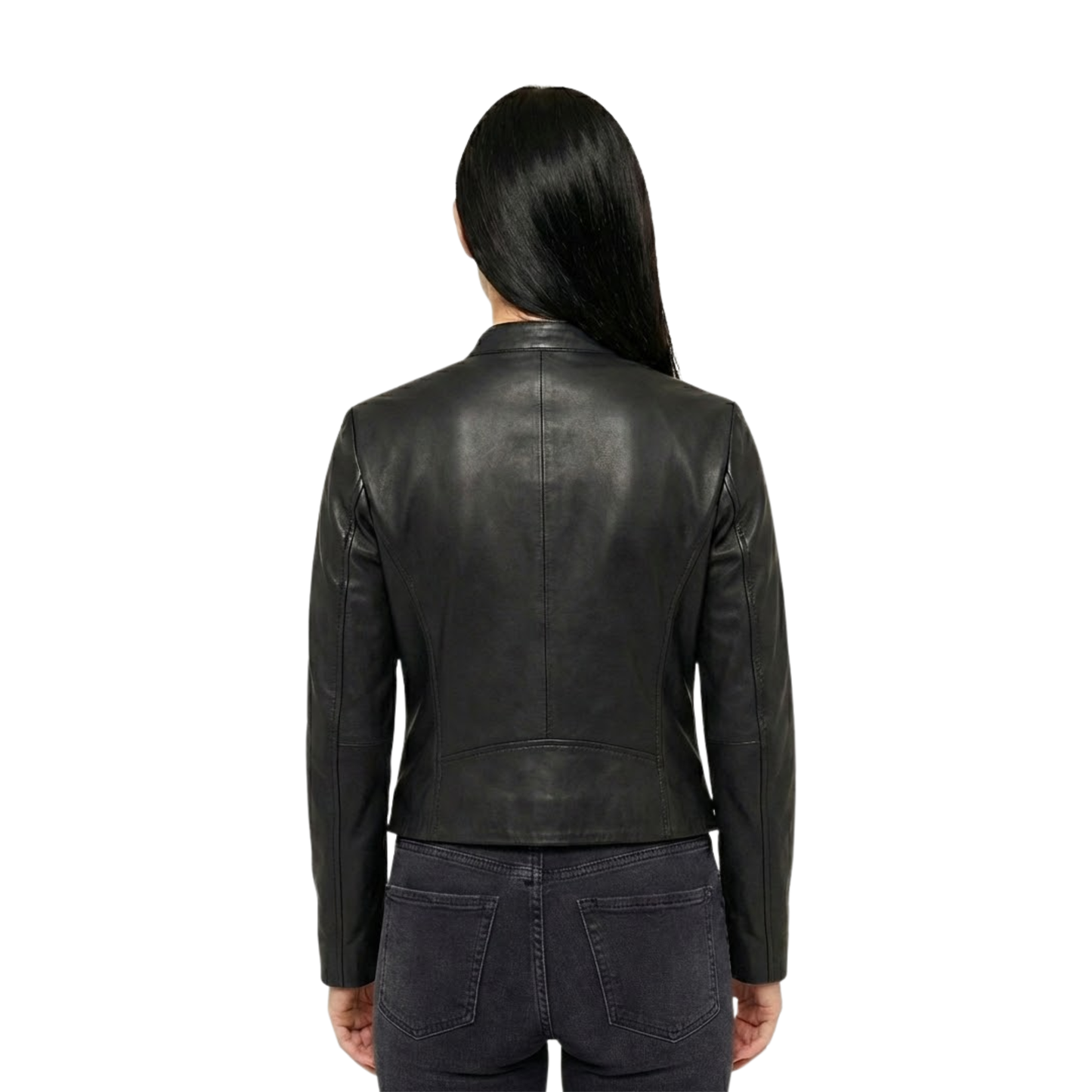 Chamarra Vinipiel Casual Biker De Dama Boy London