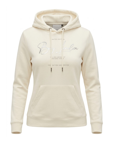 Sudadera Crema de mujer Boy London Firma Plateada Limited Edition