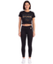 Leggins Boy London Mujer Negros Placa Dorada Placa