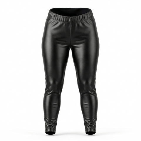 Leggins Vinipiel Boy London Mujer Negro Placa