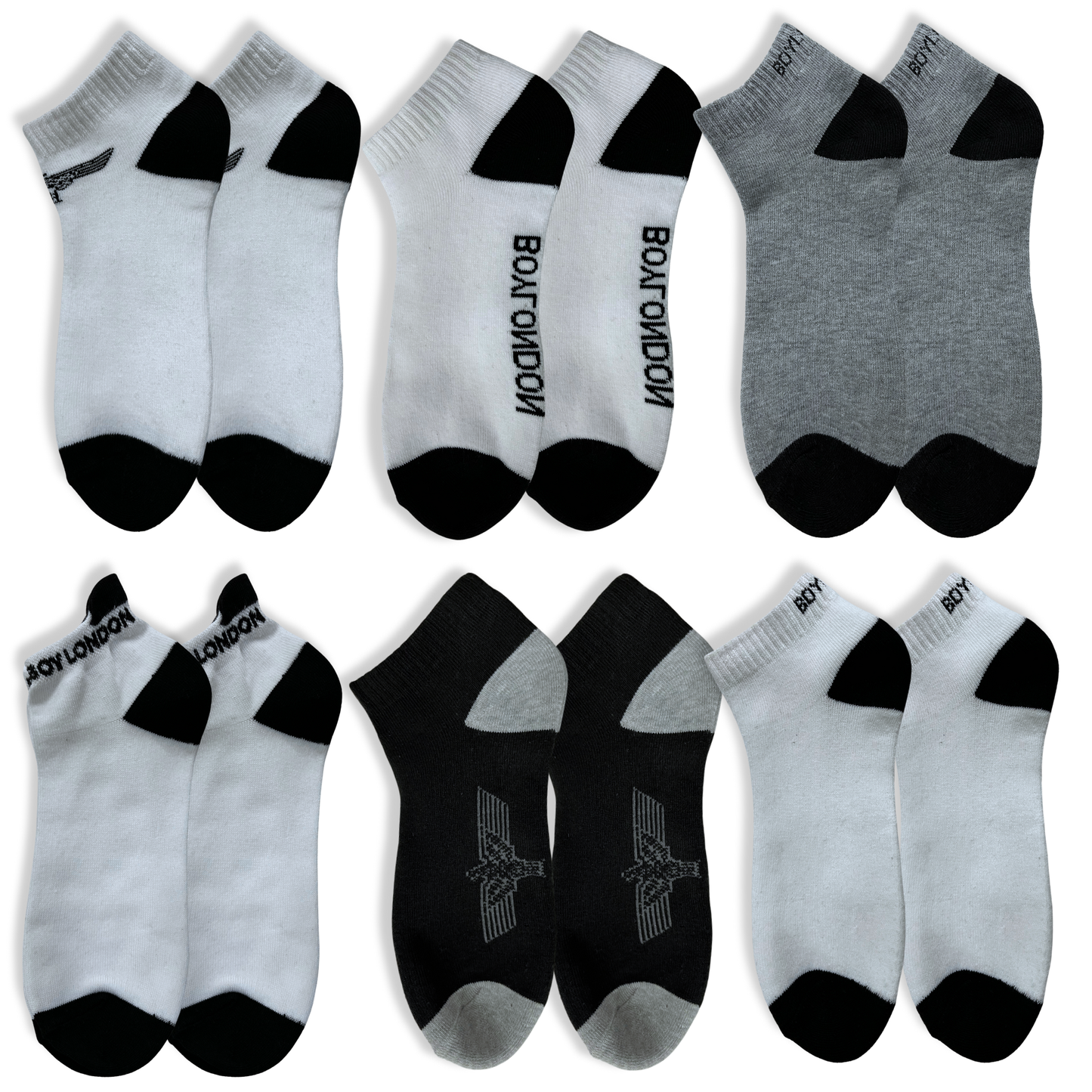 Calcetines Cortos Tines Afelpados Hombre 6 Pares Boy London